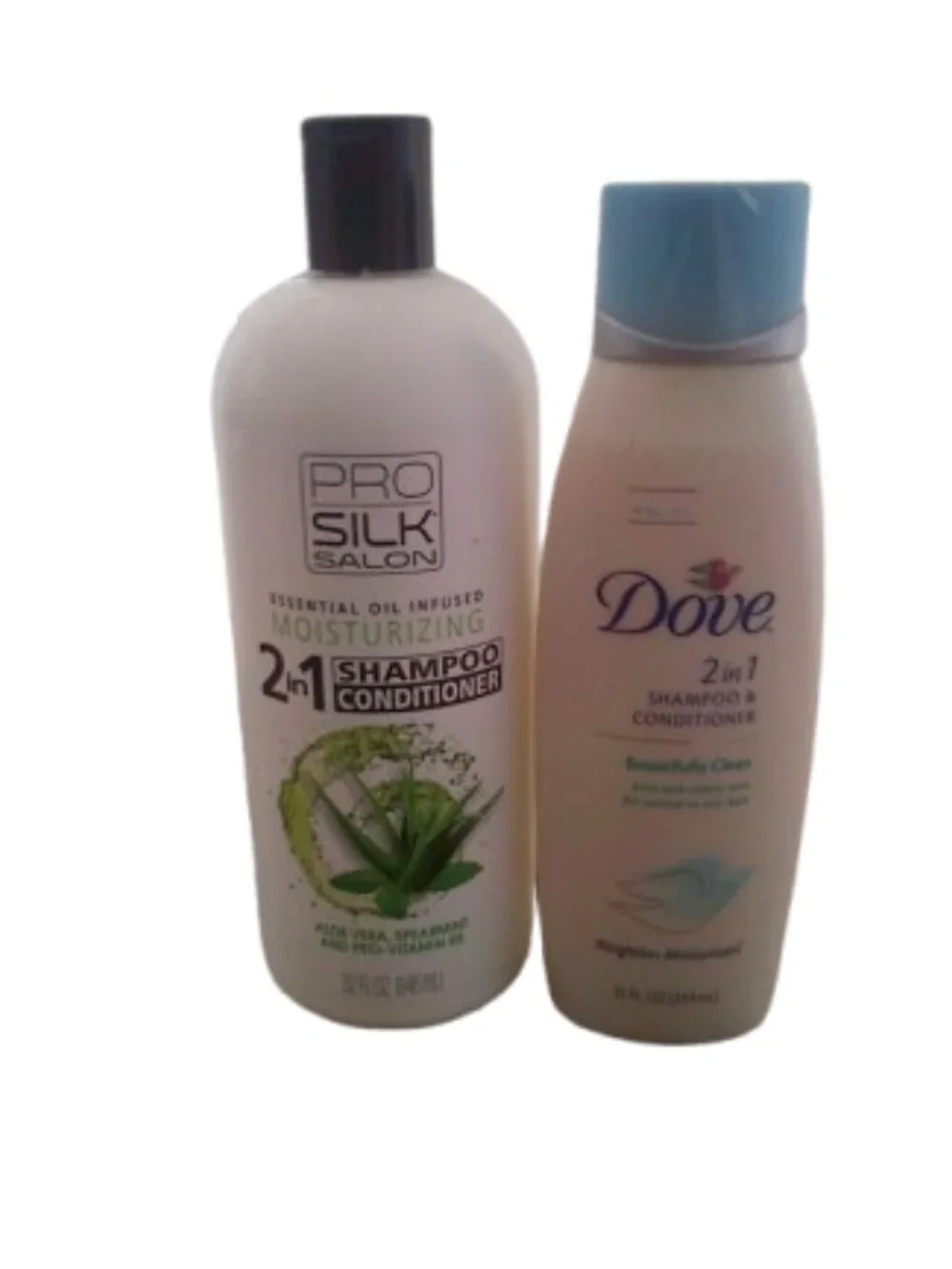 Shampoo+Conditioner Lot of 2:  2 in 1 ProSilk Salon & Dove Shampoo Conditioner